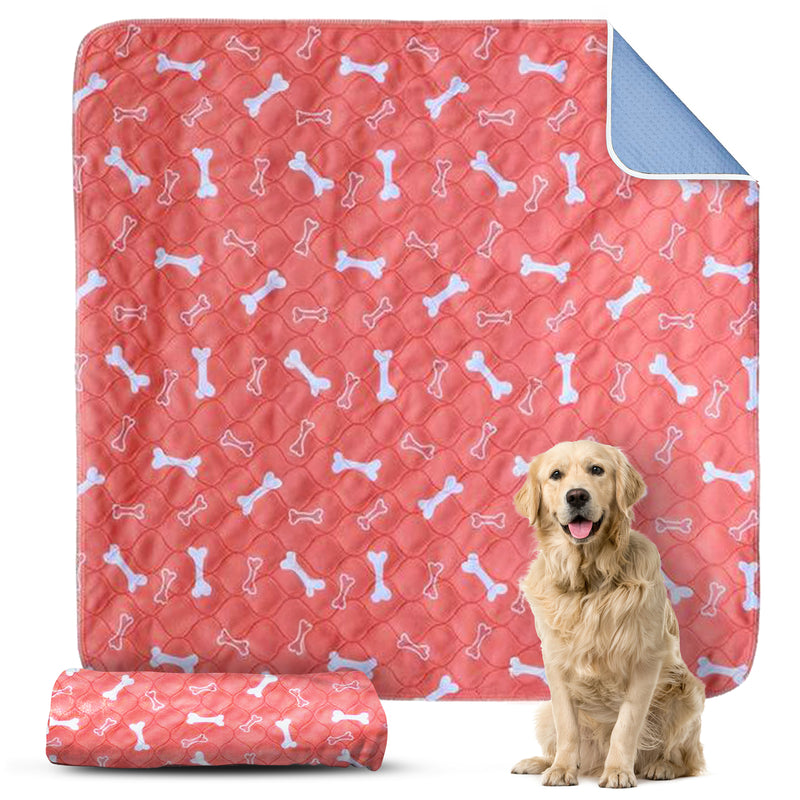 Orange Accident Proof Dog Mat | Premium Reusable Puppy Pads - Dry Paws