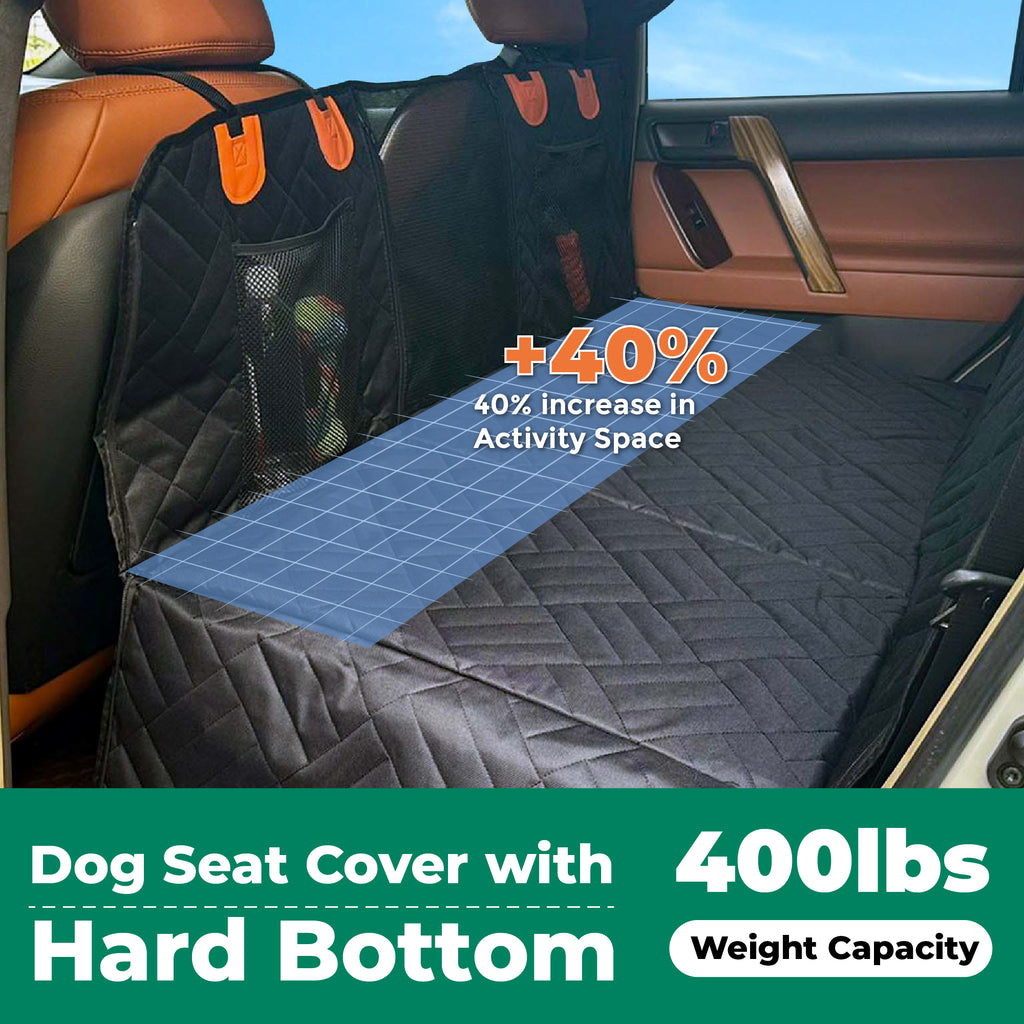 Waterproof, Scratchproof & Hard Bottom Car Cover (Back Seat) - Dry Paws